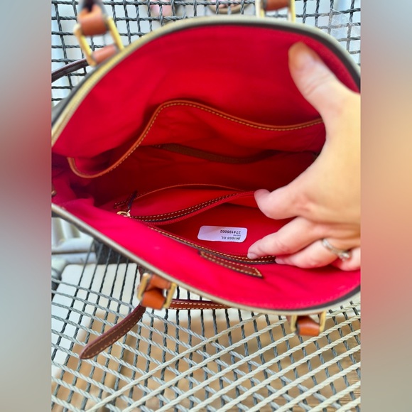 Dooney & Bourke Black Nylon Satchel - Picture 5 of 6